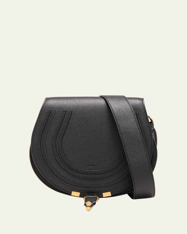 Marcie Medium Slim Crossbody Bag in Grained Calfskin